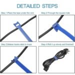 Tali Ikat Kabel Ties Strap Set 50 Pcs Cable Management Organizer - Image 2