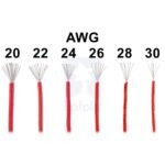 Kabel Serabut Tinned Cu AWG18 AWG 18 NYAF Tembaga Lapis Timah Putih Lentur Flexible PVC JST Audio - Image 2