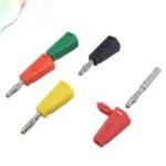 Jack Banana Kotak Male Tumpuk Stackable Plug Connector Terminal Kabel 4mm Stack PSU Multimeter Lead - Image 3