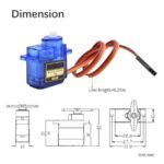 Motor Servo RC SG90 360 Degree Putar Derajat Drajat Continue Continues 9 G Gram 9g Mini Micro Gear Box Gearbox SG90S SG 90S 90 S Tower Pro TowerPro - Image 2