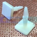 Spacer PCB Plastik 13mm Kaki Dudukan Penjepit Lem Stiker PCB 10mm 15mm - Image 3