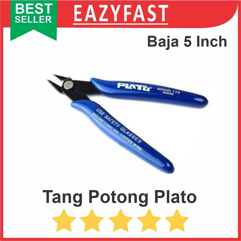 ginee_20260511154615708_6568246847.jpeg Tang Potong Lancip Tajam Plato 170 Wire Cutter Kawat Coil Kabel - Image 1