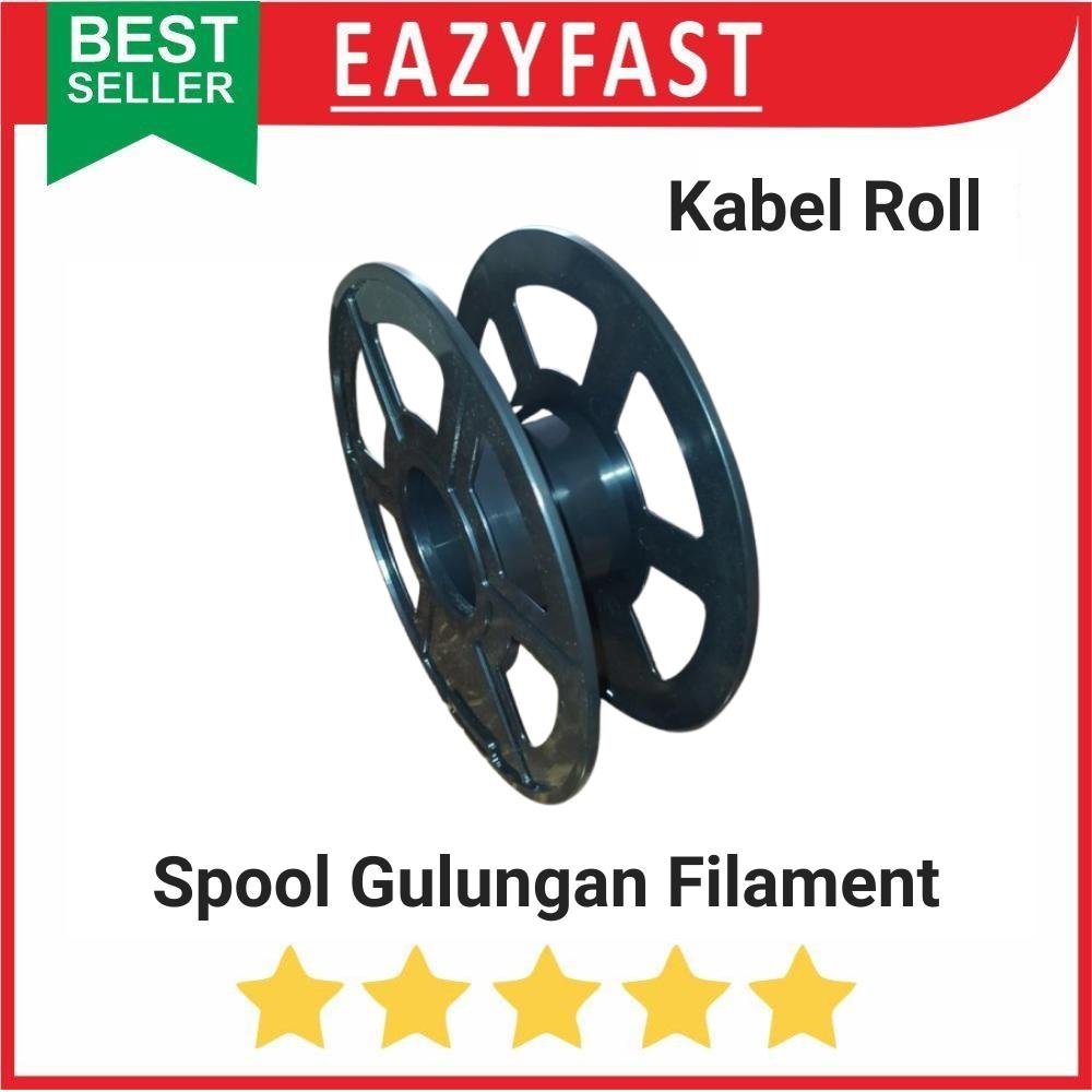 ginee_20260806165647983_6165413848.jpeg Spool Gulungan Roll Bobin Filament 3D Printer utk Kabel Tali Kawat - Image 1