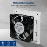 Kipas Fan 12cm 220 V Volt AC 30 W Watt Listrik PLN 12x12 220V High Speed Cooler Cooling Exhaust Sunon Snuon - Image 4